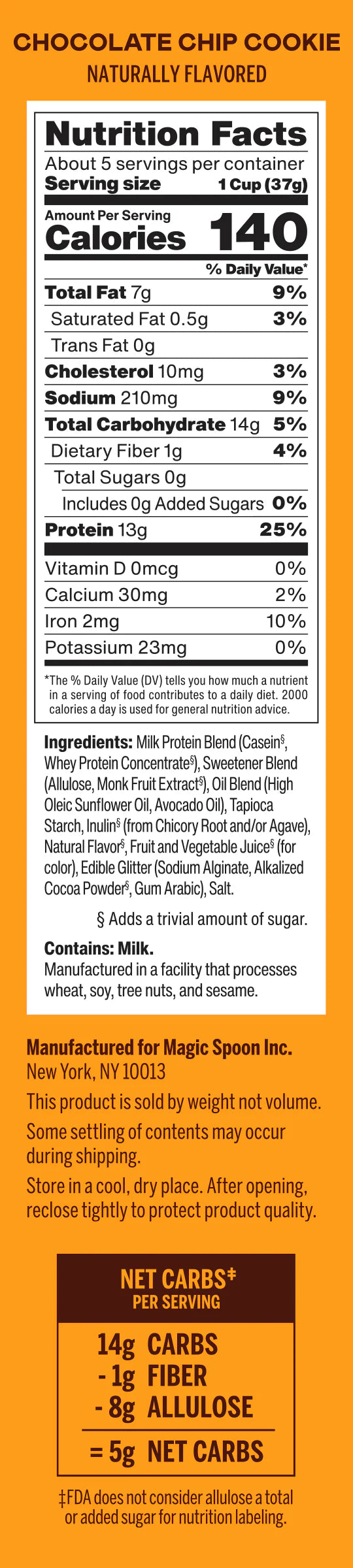 Chocolate Chip Cookie - 1 case (4 boxes)