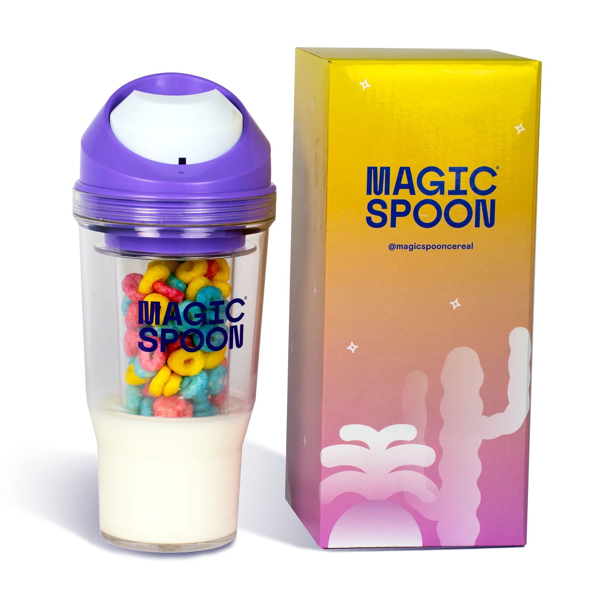 Magic Crunch Cup - Take your cereal on-the-go!