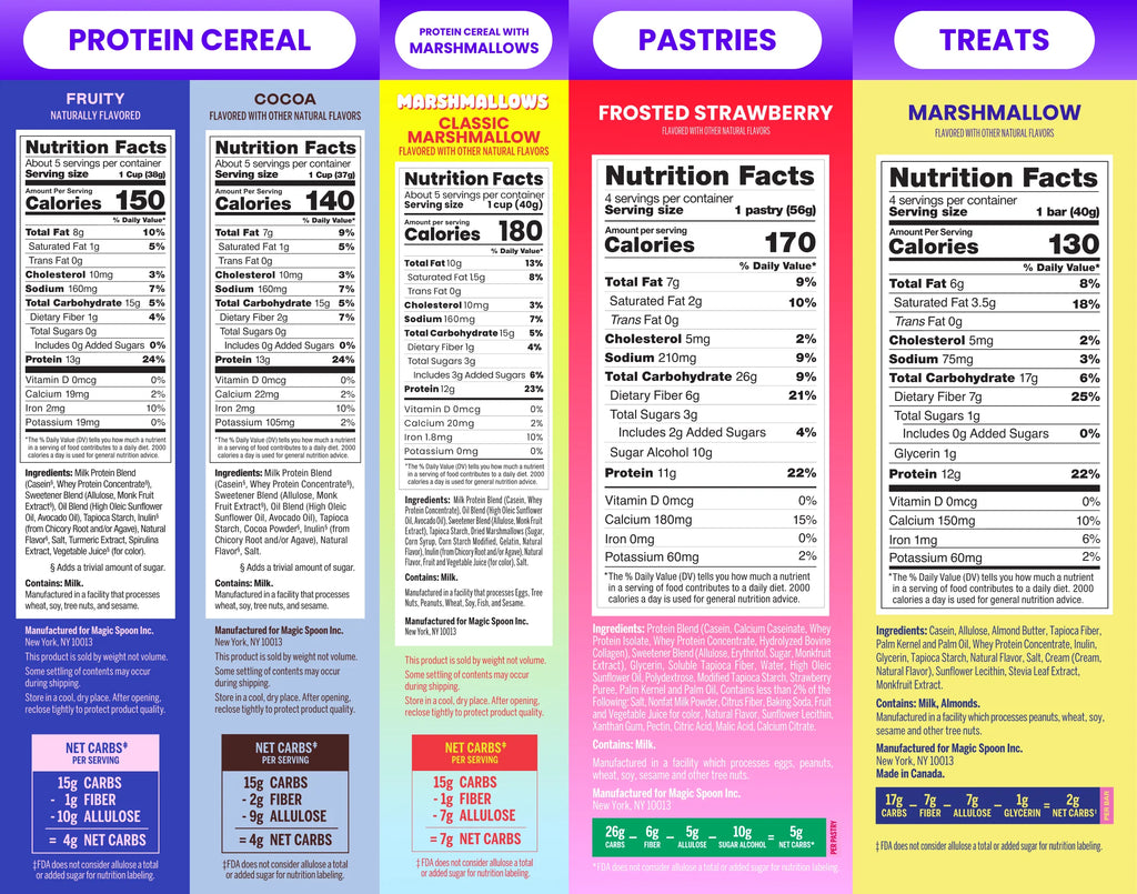 All-Star Mix - 3 boxes of Cereal, 1 box of Treats, 1 bag of Granola, 1 box of Pastries