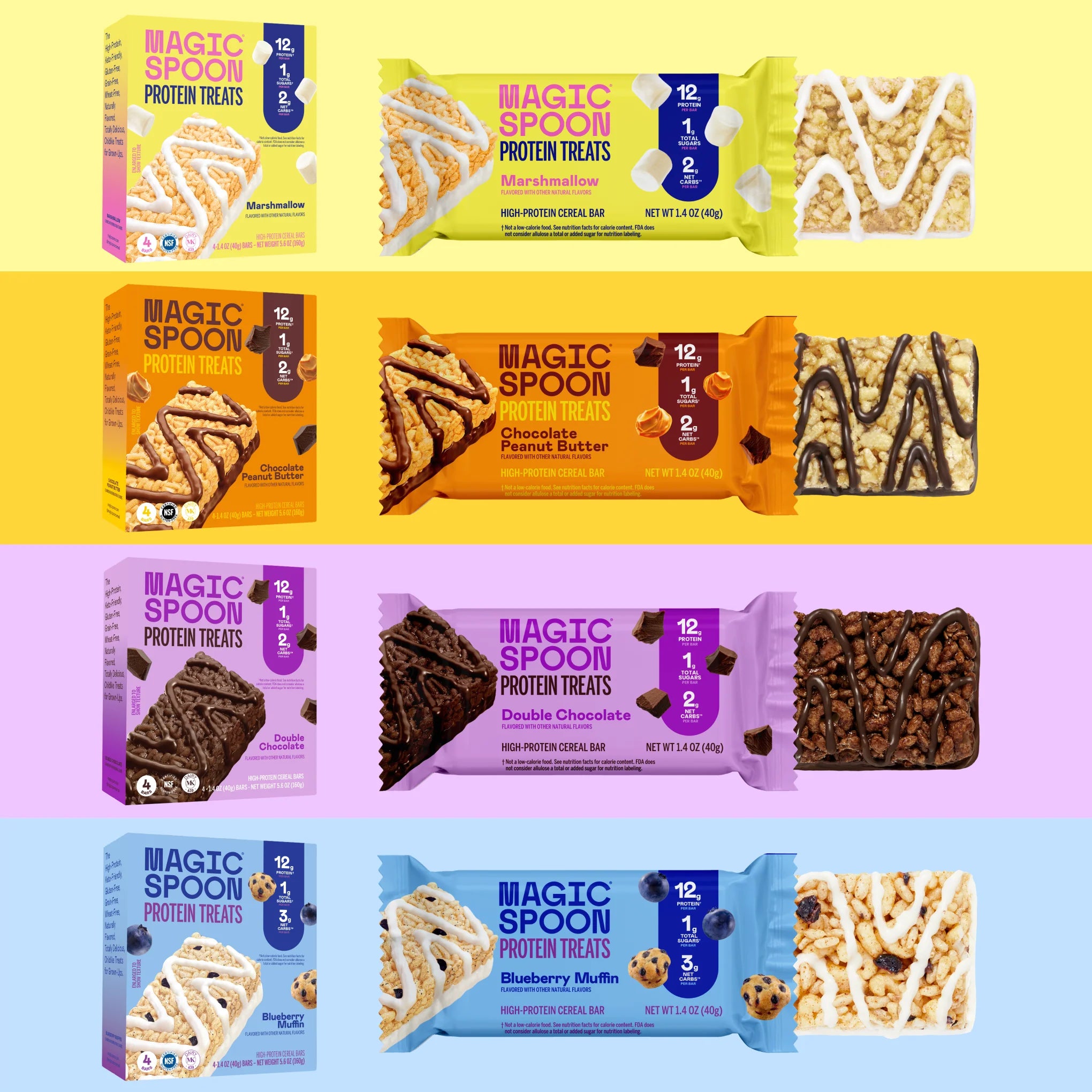 Variety 4 - 16 Cereal Treats (4 Boxes)