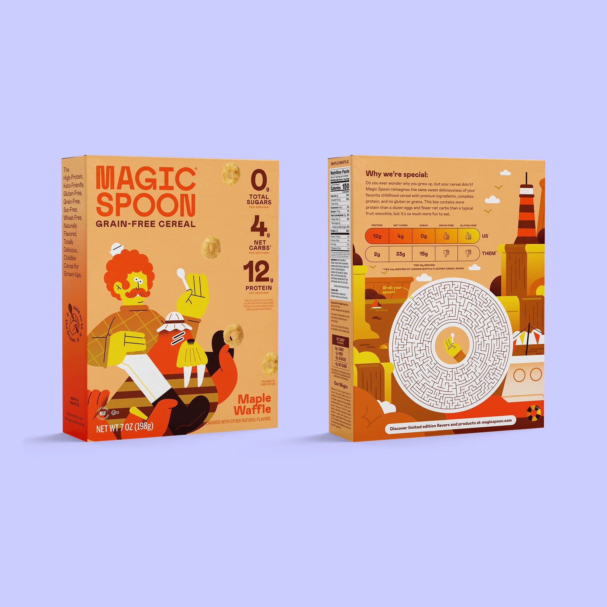 Maple Waffle - 1 case (4 boxes)