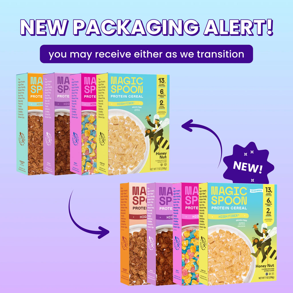 Variety 4 - Protein + Fiber Cereal 1 case (4 boxes)